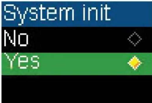 System init No Yes