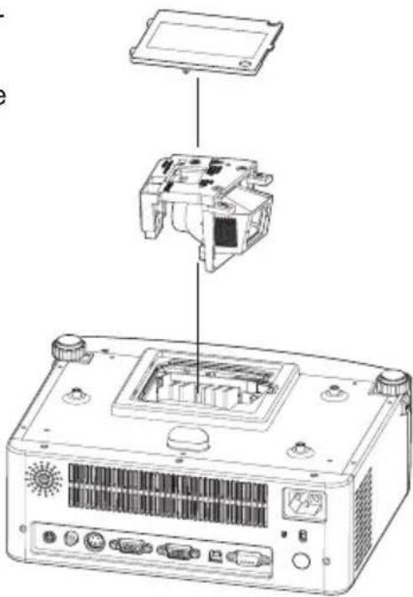 VIEWSONIC PJ506ED - Replacing the Lamp - 2