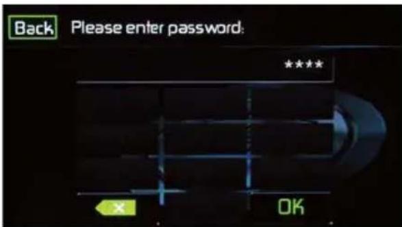 Back Please enter password: **** × OK