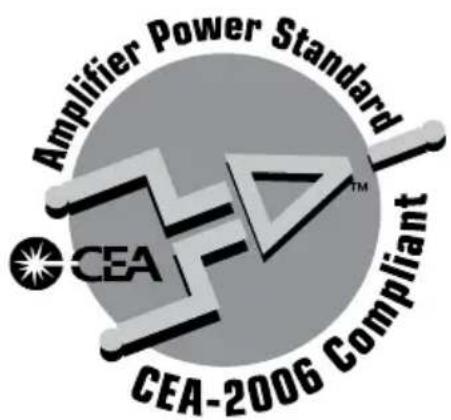 Amplifier Power Standard CEA-2006 Compliant