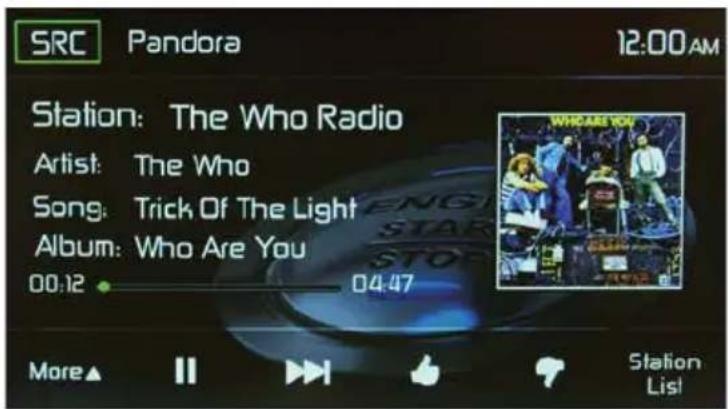 SRC Pandora 12:00AM Station: The Who Radio Artist: The Who Song: Trick Of The Light Album: Who Are You 00:12 04:47 More ▲ || > > < > Station List