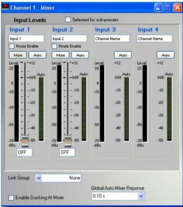 Ashly nX1502 - Matrix Mixer/Auto Mixer Controls and Indicators - 1