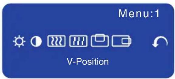 Menu:1 V-Position