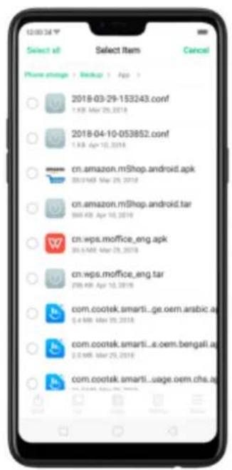 12:00:34 Select all Select Item Cancel Phone change Reduce App 2018-03-29-153243.conf 1 KB Mar 29, 2018 2018-04-10-053852.conf 1 KB Apr 10, 2018 cn.amazon.mShop.android.apk 2018/04/04 Mar 29, 2018 cn.amazon.mShop.android.tar 2018 KB Apr 10, 2018 cn.wps.moffice_eng.apk 2018/04/04 Mar 29, 2018 cn.wps.moffice_eng.tar 2018 KB Apr 10, 2018 com.cootek.smarti..ge.oem.arabic.apk 0.4 KB Mar 29, 2018 com.cootek.smarti..e.oem.bengali.apk 2.0 KB Mar 29, 2018 com.cootek.smarti..uage.oem.chs.apk