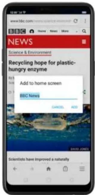 www.bbc.com NEWS Science & Environment Recycling hope for plastic-hungry enzyme Add to home screen BBC News CANCEL ADD Scientists have improved a naturally