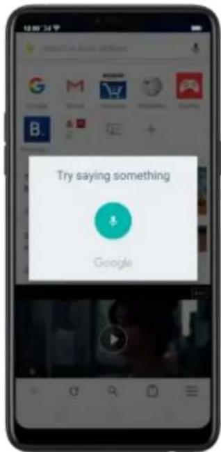 Try saying something Google