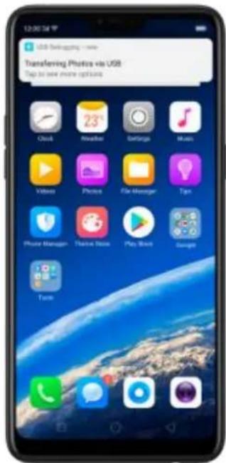 12:00:34 P USB Subgging - new Transferring Photos via USB Top to see more options Clock 23° Adder Settings Music Video Photos File Manager Tips Phone Manager Theme Store Play Store Gamebox Texts