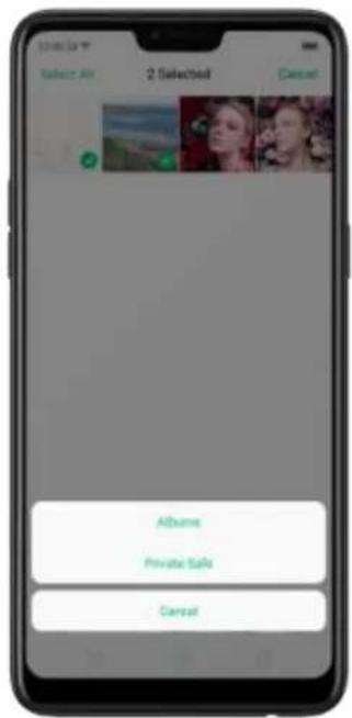 10:00:54 Select All 2 Selected Cancel Albums Private Safe Cancel