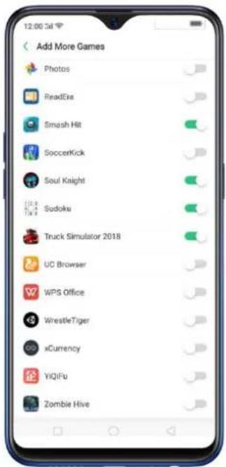 12:00:34 Add More Games Photos ReadEra Smash Hit SoccerKick Soul Knight Sudoku Truck Simulator 2018 UC Browser WPS Office WrestleTiger xCurrency YIQiFu Zombie Hive