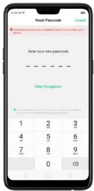 12:00:54 Reset Passcode Cancel Lockdown passcode is required every time you start your phone. Enter your new passcode - - - - - Other Encryptions Preschools are allowed by this security number of the phone, which must be ignored by the system or rights.