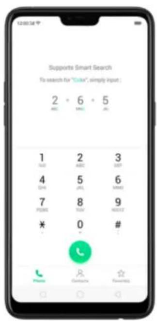 Supports Smart Search To search for "Sales", simply input : 2 6 5 ABC ABC JU 1 2 3 NUE ABC DIST 4 5 6 GND JU XXXI 7 8 9 PHONE TOW HUST * 0 # #