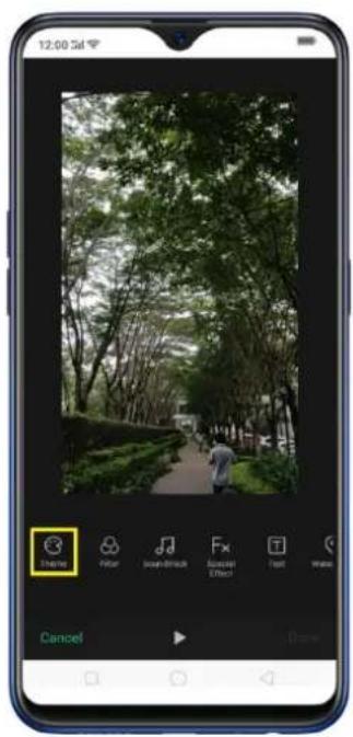 12:00 3d Theme Filter Sound-Blind Audio/Effect Text Water Cancel Draw