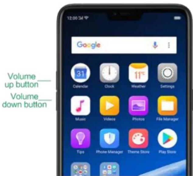 Volume_up button Volume_down button