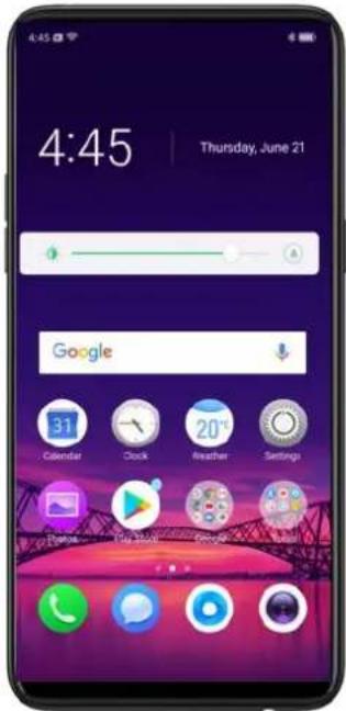 4:45 Thursday, June 21 Google 31 Calendar Clock 20° Weather Settings Phone Get Sound Google