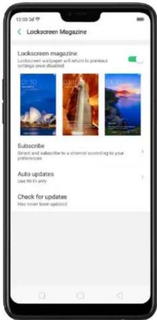 Lockscreen Magazine Lockscreen magazine Lockscreen wallpaper will return to previous settings once disabled Subscribe Select and subscribe to a channel according to your preferences Auto updates Use 5% Fi only Check for updates Has never been updated