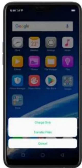 Google Charge Only Transfer Files Cancel