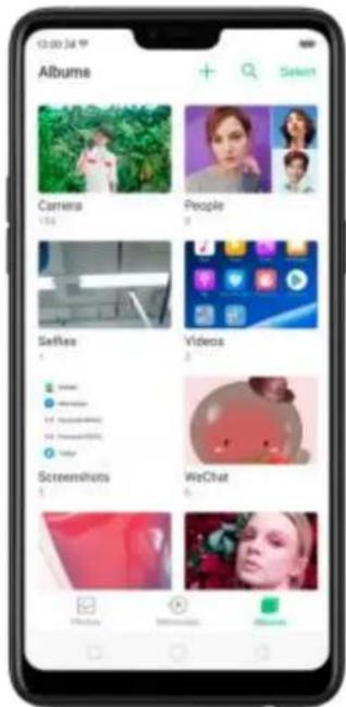 Albums Camera People Seiko Videos Screenshots WeChat