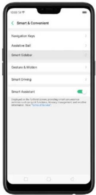 12:00 PM Smart & Convenient Navigation Keys Assistive Ball Smart Sidebar Gesture & Motion Smart Driving Smart Assistant Deployed on the Ethernet screen, providing smart convenience services such as quick Function, Privacy management, and update information. See "Items of Service"