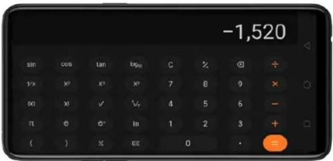 -1,520 sin cos tan bpo C % √ ÷ 1/x x° x° x° 7 8 9 × x1 x1 √ 'v' 4 5 6 - π e e° In 1 2 3 + ( ) % EE 0 · =