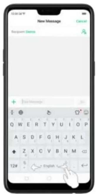 10:00:34 W New Message Cancel Recipient Name + New Message Q W E R T Y U I O P A S D F G H J K L Z X C V B N M 12# 5 English