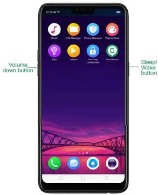 12:00:3M Music File Manager Phone Manager Theme Store Tips Videos One-Tag Lockrunner Find Devins Volume down button Sleep/Wake button