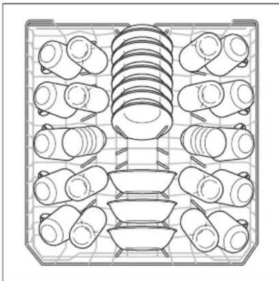 FRIGIDAIRE FGID2476S - Loading the Upper Rack - 2
