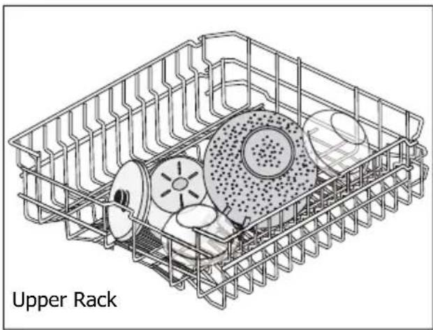 FRIGIDAIRE FGID2476S - Fold-down Tines Upper Rack - 1