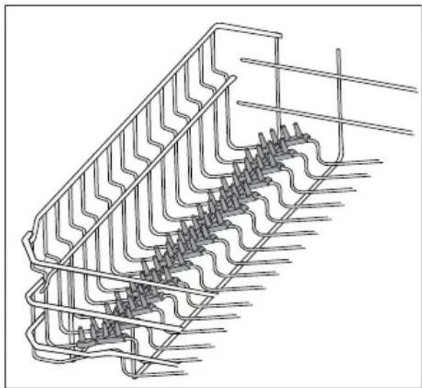 FRIGIDAIRE FGID2476S - Soft Grip Rack - 1