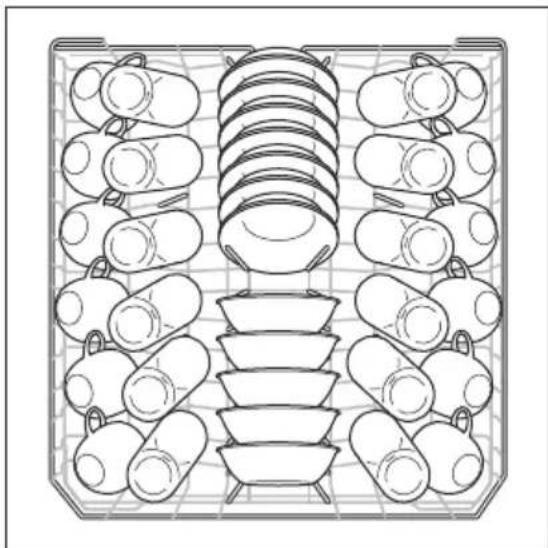 FRIGIDAIRE FGID2476S - Loading the Upper Rack - 3