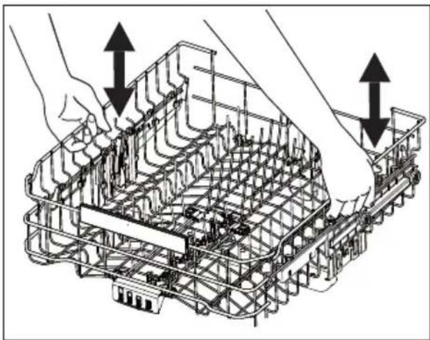 FRIGIDAIRE FGID2476S - Adjustable Upper Rack - 1