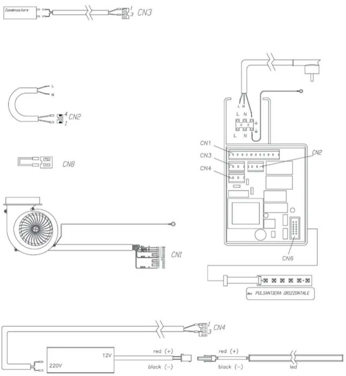 SIRIUS SL906L Excel 1200 - WIRING DIAGRAM SL906-L (1 motor) - 1