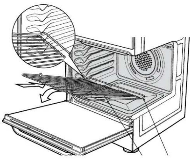 Chef CFE535WA - Fitting oven shelves - 1