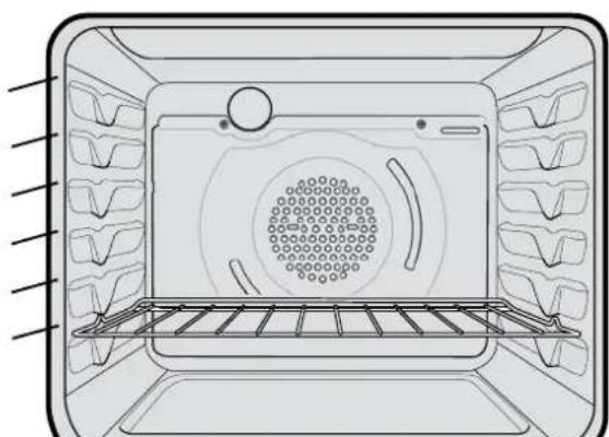 Chef CFE535WA - Fitting oven shelves - 2