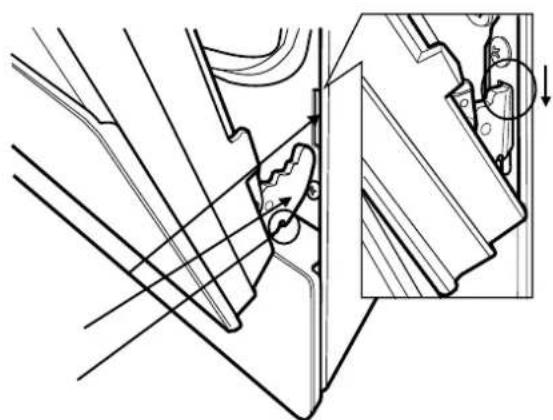Chef CFE532WA - Procedure to assemble the door - 2
