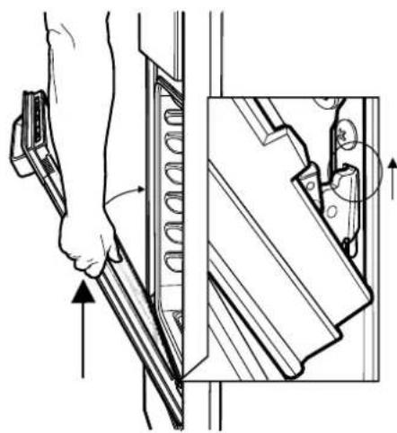 Chef CFE532WA - Procedure to remove the door - 4