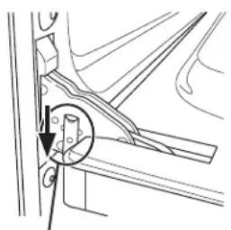 Crosley XBS360DMBB - To Replace the Door: - 4