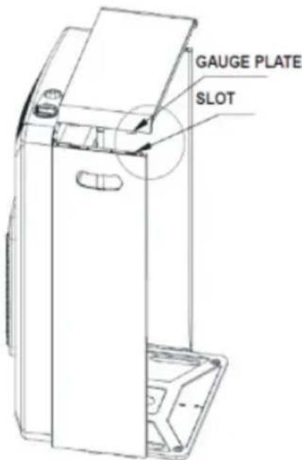 GAUGE PLATE SLOT