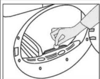 Philco PCD8H - Cleaning the sensors - 1