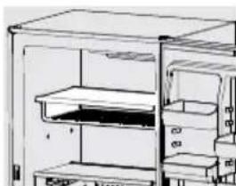 Philco MRA21V7QW - Pizza Shelf (some upright models) - 1