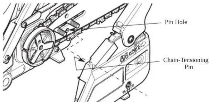 Pin Hole Chain-Tensioning Pin