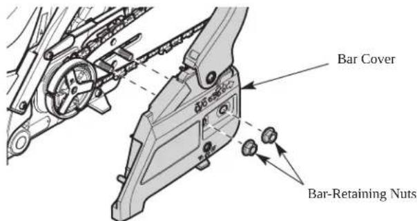 Bar Cover Bar-Retaining Nuts