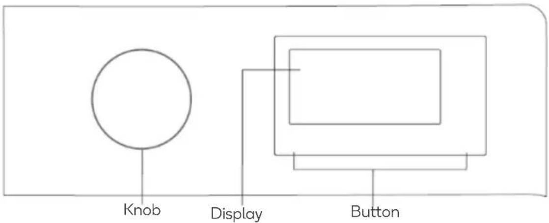 Knob Display Button