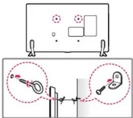 LG 50LH5730 - Fijar el televisor a la pared (opcional) - 1