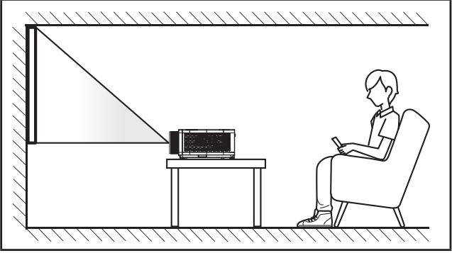 OPTOMA ZH521 - Installation du projecteur - 1