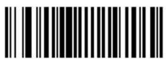 Black and white barcode image with vertical lines and a central dot