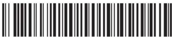 Barcode image with black and white vertical bars, no visible text or symbols beyond the pattern