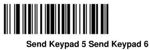 Send Keypad 5 Send Keypad 6