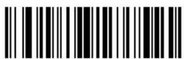 Black and white barcode image with vertical lines and a central dot