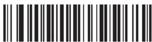 Black and white barcode image with vertical lines and a central dot