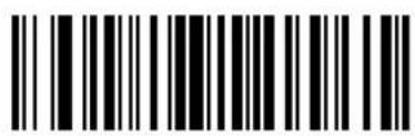 Black and white barcode image with vertical lines above and below the bars